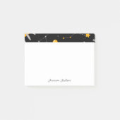 Post-it® Fusées Lune Jaune Noire  (Devant)