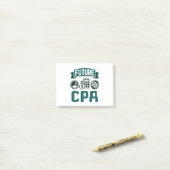 Post-it® Futur diplôme en comptabilité CPA (Sur un bureau)