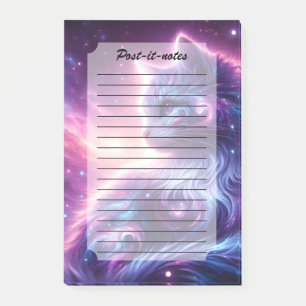 Post-it® Galaxie Cosmique Féline Mystique Céleste