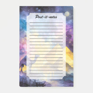 Post-it® Galaxie de désert à l'aquarelle Chameau Pyramide V