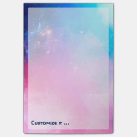 Galaxie géométrique abstraite customisée de ciel