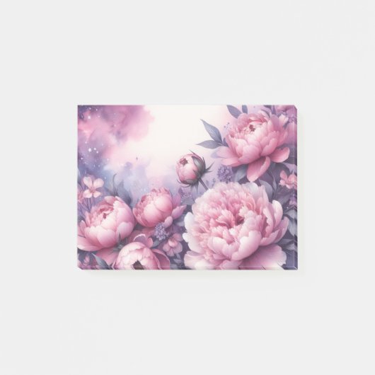 Post-it® Galaxy Peony Post Notes (Devant)