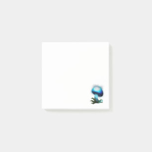 Post-it® Galaxy Shiitake brillant bleu clair champignons