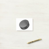 Post-it® Galet d'hockey sur le blanc (Sur un bureau)