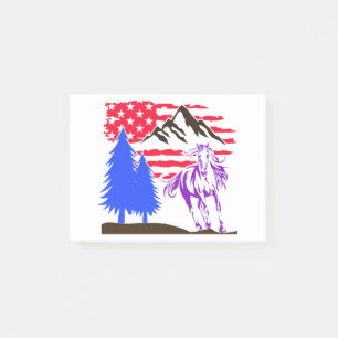 Post-it® Galloping Wild Mountain Horse