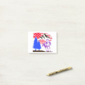 Post-it® Galloping Wild Mountain Horse (Sur un bureau)