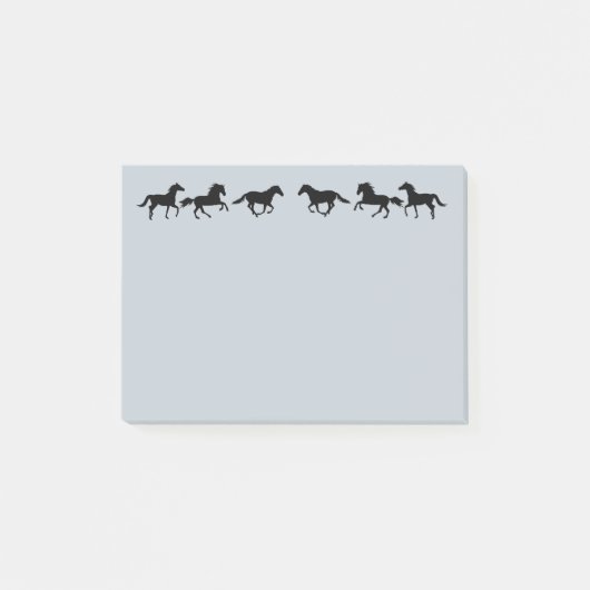Post-it® Galoping Chevaux de course ferme Animal Graphic Ar (Devant)