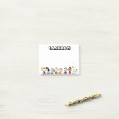 Post-it® Gang d'arachides (Sur un bureau)