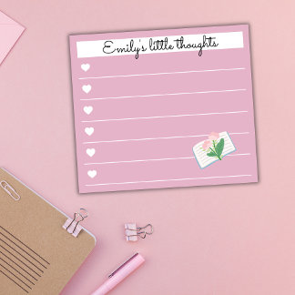 Post-it® Garden Day Dreams – Heart & Floral Personalized 