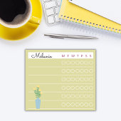 Post-it® Garden Day Dreams – Weekly Checklist Floral Sticky