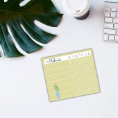 Post-it® Garden Day Dreams – Weekly Checklist Floral Sticky