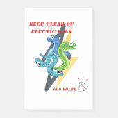 Post-it® Garder À L'Écart Les Anneaux Électriques (Devant)