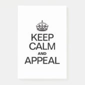 POST-IT® GARDER CALME ET APPEL (Devant)