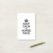 POST-IT® GARDER CALME ET COURSE CHEVAL (Sur un bureau)