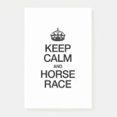 POST-IT® GARDER CALME ET COURSE CHEVAL (Devant)