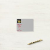 Post-it® Garder le calme professeurs (Sur un bureau)