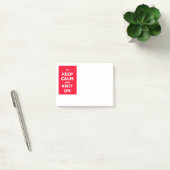 Post-it® Gardez le calme et allumez-le (Bureau)