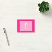Post-it® GARDEZ LE CALME ET ayez votre texte sur le ROSE (Bureau)