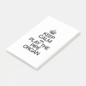 POST-IT® GARDEZ LE CALME ET JOUEZ À L'ORGE DU PIPE (Incliné)