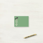 Post-it® Gardez le calme et sautez sur le cheval (Sur un bureau)