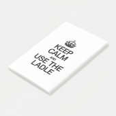 POST-IT® GARDEZ LE CALME ET UTILISEZ L'ÉCHELLE (Incliné)