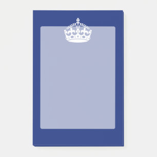 Post-it® Gardez le calme sur le Décor bleu marine