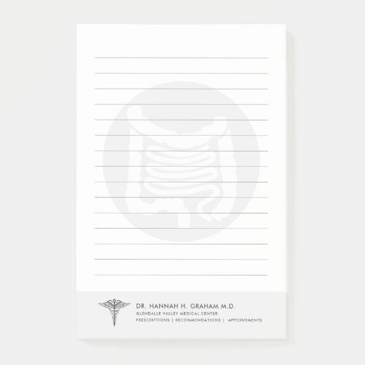 Post-it® Gastroentérologiste à fil personnalisé (Devant)