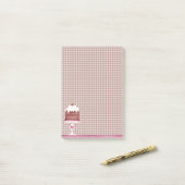 Post-it® Gâteau au chocolat (Sur un bureau)