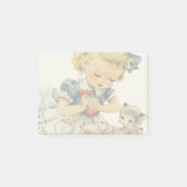 Post-it® Gâteau d'anniversaire rétro pour fille Chat Créati (Devant)