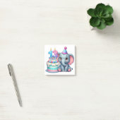 Post-it® Gâteau d'éléphant pour 13e anniversaire (Bureau)