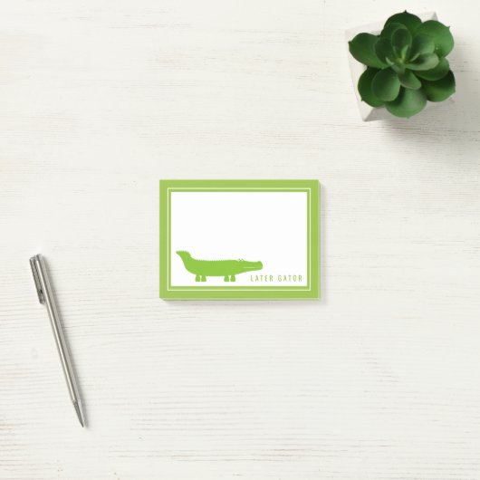 Post-it® Gator | Voir Ya Plus Tard (Bureau)