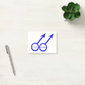 Post-it® Gay Lovers Personnalisable Publier des notes Pad (Bureau)