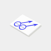 Post-it® Gay Lovers Personnalisable Publier des notes Pad (Incliné)