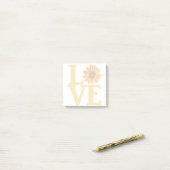 Post-it® Gazania Classique d'Amour (Sur un bureau)