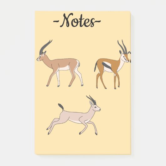 Post-it® Gazelles (Devant)