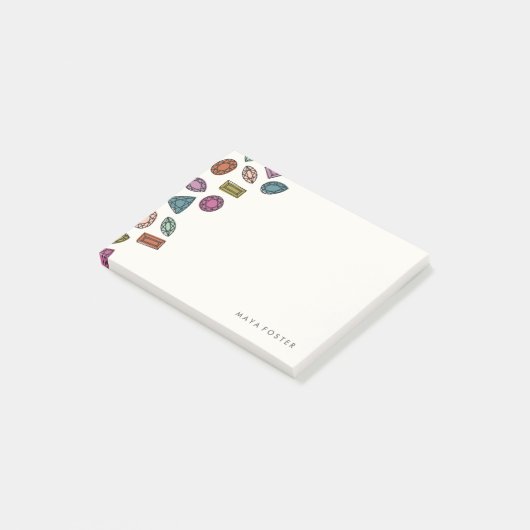 Post-it® Gemmes (Petites) - Charbon (Incliné)