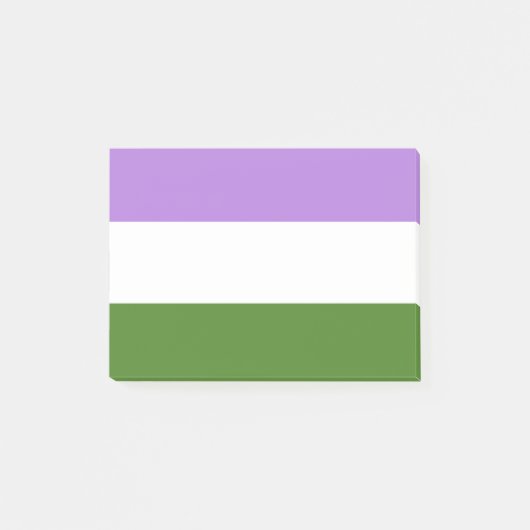 Post-it® Genderqueer Pride (Devant)
