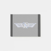 Post-it® General Private Air Pilot Chrome Comme Star Wings (Devant)