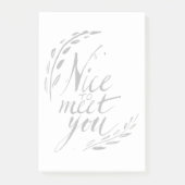 Post-it® Gentil de vous rencontrer (Devant)