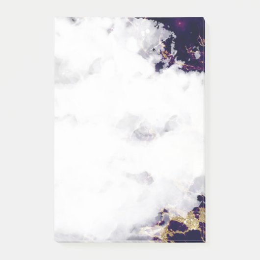 Post-it® Géode Améthyste Purple Aquarelle (Devant)