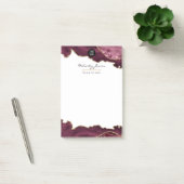 Post-it® Géode Bourgogne et or Agate Precious Stone Post- (Bureau)