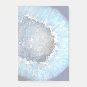 Post-it® Géode cristal bleu tombé
