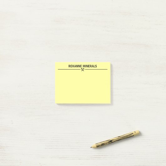 Post-it® Geologist's Custom (Sur un bureau)
