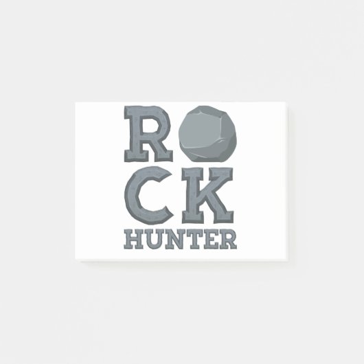 Post-it® Géologue Rock Hunter (Devant)