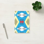 Post-it® Geometric Convergence in Blue and Gold (Bureau)