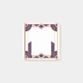 Post-it® Géométrie de nuit veloutée Art déco (Devant)