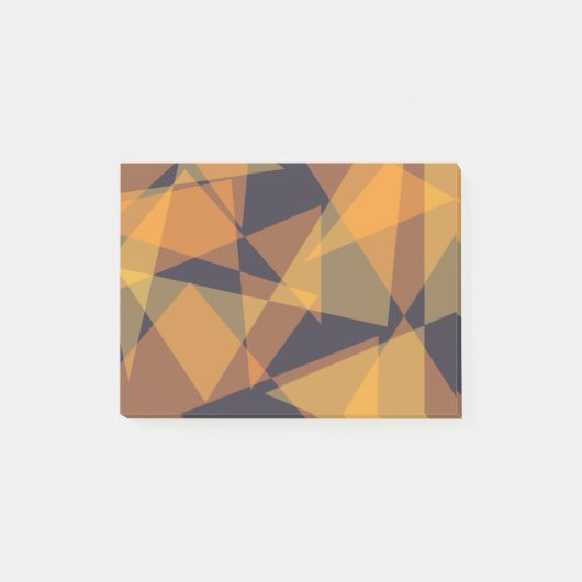 Post-it® Géométrique, cool, tendance, moderne, triangles si (Devant)