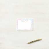 Post-it® Géométrique personnalisé  (Sur un bureau)