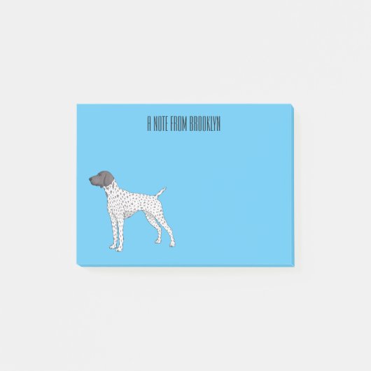 Post-it® German Shorthred Pointer dog (Devant)