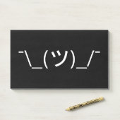 Post-it® Gesticulez le ¯ d'émoticône \ Japonais Kaomoji de (Sur un bureau)